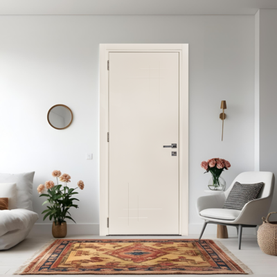 Bela vrata 80x203/13-28cm